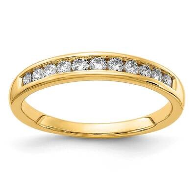14K 11-Stone Si1/Si2, G H I, Channel Band Lab Grown Diamond RM4395B-033-LG, MPN: RM4395B-033-LG, 88…