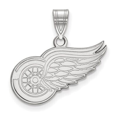 Detroit Red Wings Medium Pendant 10k White Gold 1W003RWI, MPN: 1W003RWI, 886774732923