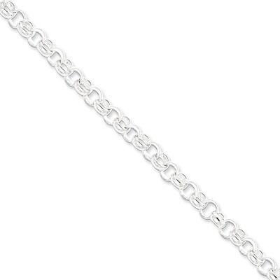 8 Inch 6.75mm Fancy Link Necklace Sterling Silver QFC78-8, MPN: QFC78-8, 886774994246