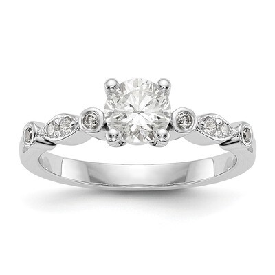 Diamond Semi-Mount Engagement Ring 14k White Gold RM2631E-100-WAA, MPN: RM2631E-100-WAA, RM2631E-10…