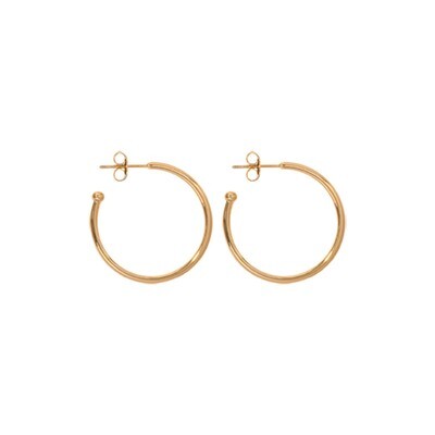 Nikki Lissoni Gold-Plated Earrings 20mm EA1001G, MPN: EA1001G, 8718627464830