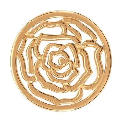 Nikki Lissoni Roses Are Red Gold Plated 33mm Coin C1151GM, MPN: C1151GM, 8718627463055
