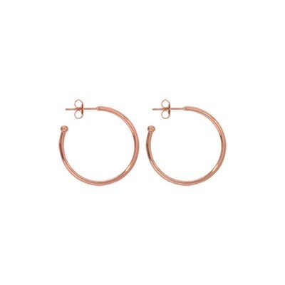 Nikki Lissoni Rose Gold-Plated Earrings 20mm EA1001RG, MPN: EA1001RG, 8718627464854