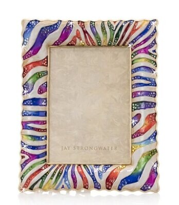 Jay Strongwater Wyatt Zebra 5 X 7 Inch Picture Frame SPF5799-202, MPN: SPF5799-202, 848510023481