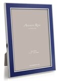 Addison Ross Royal Blue Enamel Picture Frame 4 x 6 Inch Silver-plated FR0688, MPN: FR0688, UPC/EAN:…