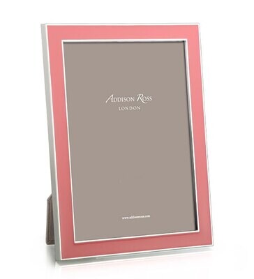 Addison Ross Coral Enamel Picture Frame 5 x 7 Inch Silver-plated FR0968, MPN: FR0968, UPC/EAN: 5024…