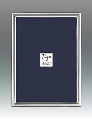Tizo 4 x 6 Inch Thin Elegante Sterling Silver Picture Frame, MPN: 1872-46,