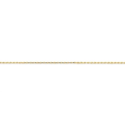 1mm Machine-made Rope Chain Anklet 9 Inch 14k Gold 010L-9, MPN: 010L-9, 886774429120