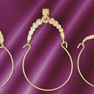 Dazzlers Jewelry Holder Pendant Necklace Charm Bracelet in Yellow, White or Rose Gold 4288, MPN: DZ…