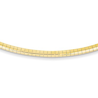 3mm Lightweight Omega Necklace 16 Inch 14k Gold ODL3-16, MPN: ODL3-16, 883957955056