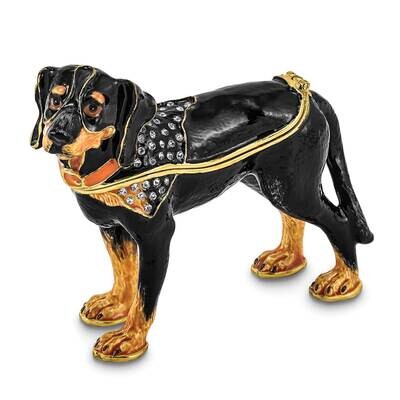 Knox Bluetick Coonhound Trinket Box Bejeweled BJ4041, MPN: BJ4041, 191101910180
