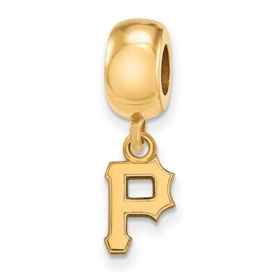 Pittsburgh Pirates Bead Charm x-Small Dangle Gold-plated Silver GP011PIR, MPN: GP011PIR, 8867749129…