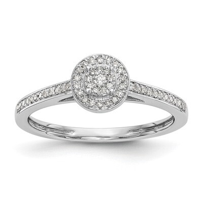 Complete Diamond Cluster Engagement Ring 14k White Gold RM2388E-017-WAA, MPN: RM2388E-017-WAA, 8839…