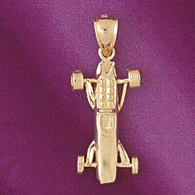 Dazzlers Jewelry Classic Car Pendant Necklace Charm Bracelet in Yellow, White or Rose Gold 4343, MP…