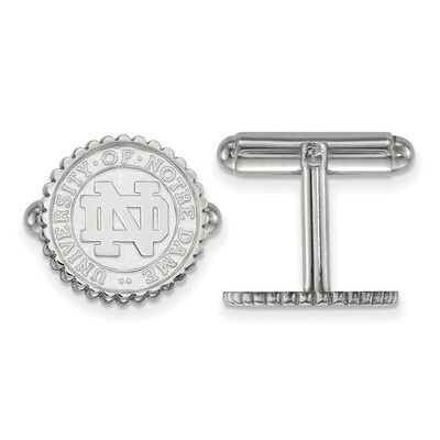 University of Notre Dame Crest Cufflinks Sterling Silver SS069UND, MPN: SS069UND, 191101124983