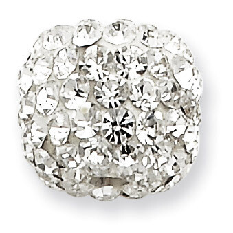 Stellux Crystal Round Slide Sterling Silver QP1387