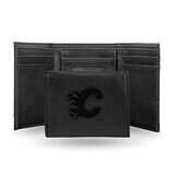 NHL Calgary Flames Black Faux Leather Trifold Wallet GC7816, MPN: GC7816, 767345901255