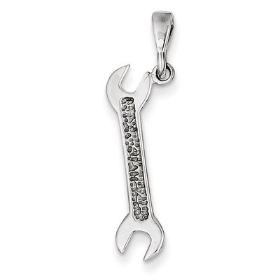 Wrench Pendant 14k White Gold K2814, MPN: K2814, 883957029634