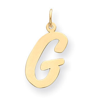 Initial G Charm 14k Gold Large Script  YC662G, MPN: YC662G, 886774137377