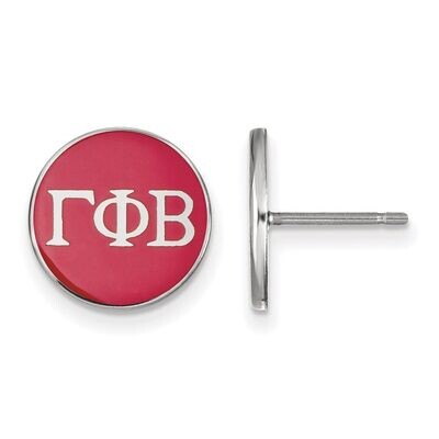 Gamma Phi Beta Enameled Post Earrings Sterling Silver SS031GPB, MPN: SS031GPB, 886774606132