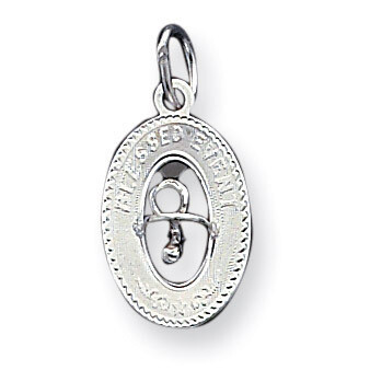 Blessed Event Charm Sterling Silver QC2498