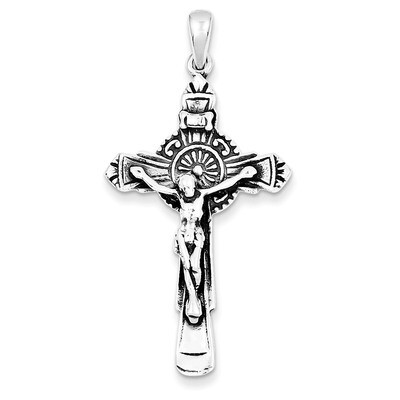 Iona Crucifix Pendant Antiqued Sterling Silver QC5414, MPN: QC5414, 883957913193