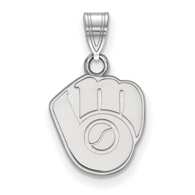 Milwaukee Brewers Small Pendant 14k White Gold 4W020BRE, MPN: 4W020BRE, 886774842639
