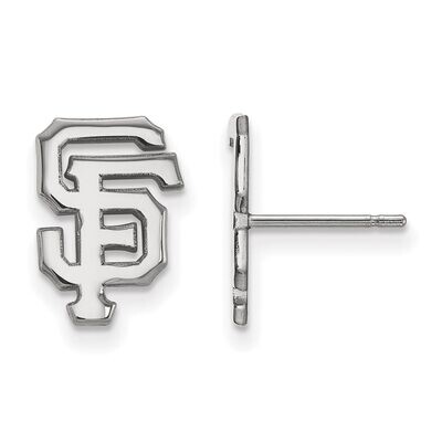 San Francisco Giants Small Post Earring 14k White Gold 4W008GIT, MPN: 4W008GIT, 886774835044