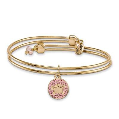 Gold-tone Trinky Things It&#39;s a Girl Pink Bracelet Card GM16023, MPN: GM16023, 853691006185
