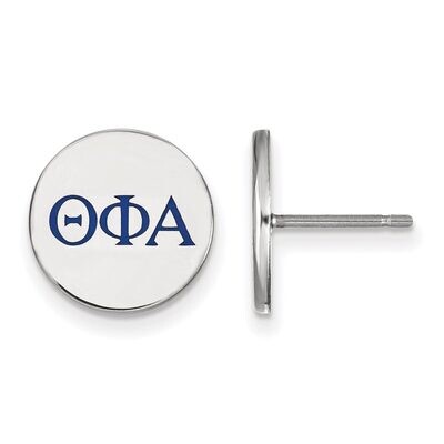 Theta Phi Alpha Enameled Post Earrings Sterling Silver SS032TPA, MPN: SS032TPA, 886774606484
