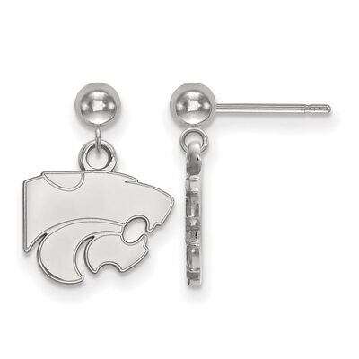 Kansas State University Earring Dangle Ball Sterling Silver SS010KSU, MPN: SS010KSU, 886774687261