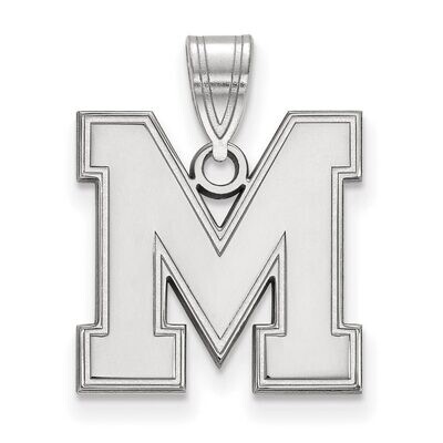 University of Memphis Medium Pendant Sterling Silver SS025UMP, MPN: SS025UMP, 886774710891