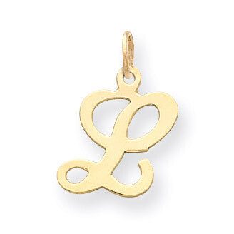 Die Struck Initial L Charm 14k Gold YC248L, MPN: YC248L, 883957971063