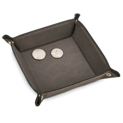 Grey Leatherette Snap Valet Tray GM21852, MPN: GM21852, 47105027655