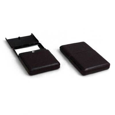 Brown Leather Business Card Case with Flip Top GM21332, MPN: GM21332, 797140332510