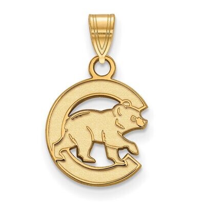 Chicago Cubs Small Pendant Gold-plated Silver GP019CUB, MPN: GP019CUB, 886774923499