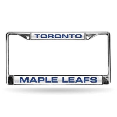 NHL Toronto Maple Leafs Chrome Car License Plate Frame-White with Royal Blue GC7127, MPN: GC7127, 7…