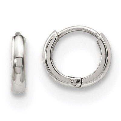 9.50Mm Endless Hinged Hoops Stainless Steel Polished Engravable SRE1155, MPN: SRE1155, 191101854071