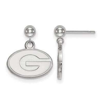 University of Georgia Earring Dangle Ball 14k White Gold 4W010UGA, MPN: 4W010UGA, 886774838151