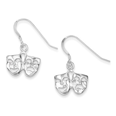 Comedy tragedy Earrings Sterling Silver QE23, MPN: QE23, 883957923789