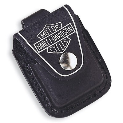 Zippo H-D Black Leather Lighter Pouch with Loop GL2527, MPN: GL2527, 41689170806