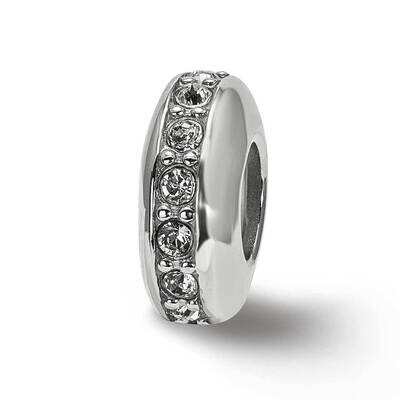 Swarovski Crystal Silicone Gripper Bead Sterling Silver QRS3956, MPN: QRS3956, 191101208577