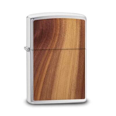 Zippo Woodchuck Polished Chrome with Cedar Emblem Lighter GM22125, MPN: GM22125, 191693096354