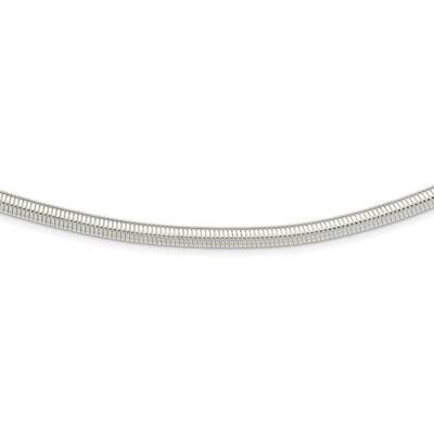 6mm Reversible Flat/Domed Cubetto 18in Necklace Sterling Silver QG5366-18, MPN: QG5366-18, 88677403…