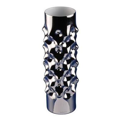 Rosenthal Vibrations Porcelain Vase 10 inch Platinum, MPN: 14272-426137-26025, 790955865679