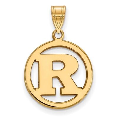 Rutgers Sm Pendant in Circle Gold-plated Silver GP016RUT, MPN: GP016RUT, 886774920047