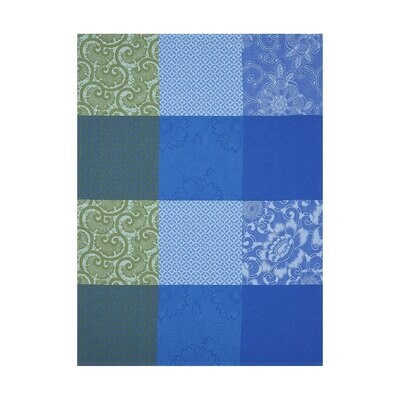 Le Jacquard Francais Fleurs De Kyoto Indigo Tea Towel 24 X 31 Inch 23430 Set of 4, MPN: 23430, 3660…