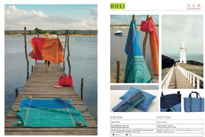 Le Jacquard Francais Holi Sapphire Beach Cushion Unique size 26298, MPN: 26298, 3660269262983