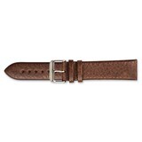 10mm Havana Italian Leather Buckle Watch Band Gold-tone BA20-10, MPN: BA20-10, 602269625545