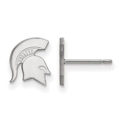 Michigan State University x-Small Post Earring 10k White Gold 1W050MIS, MPN: 1W050MIS, 886774789781